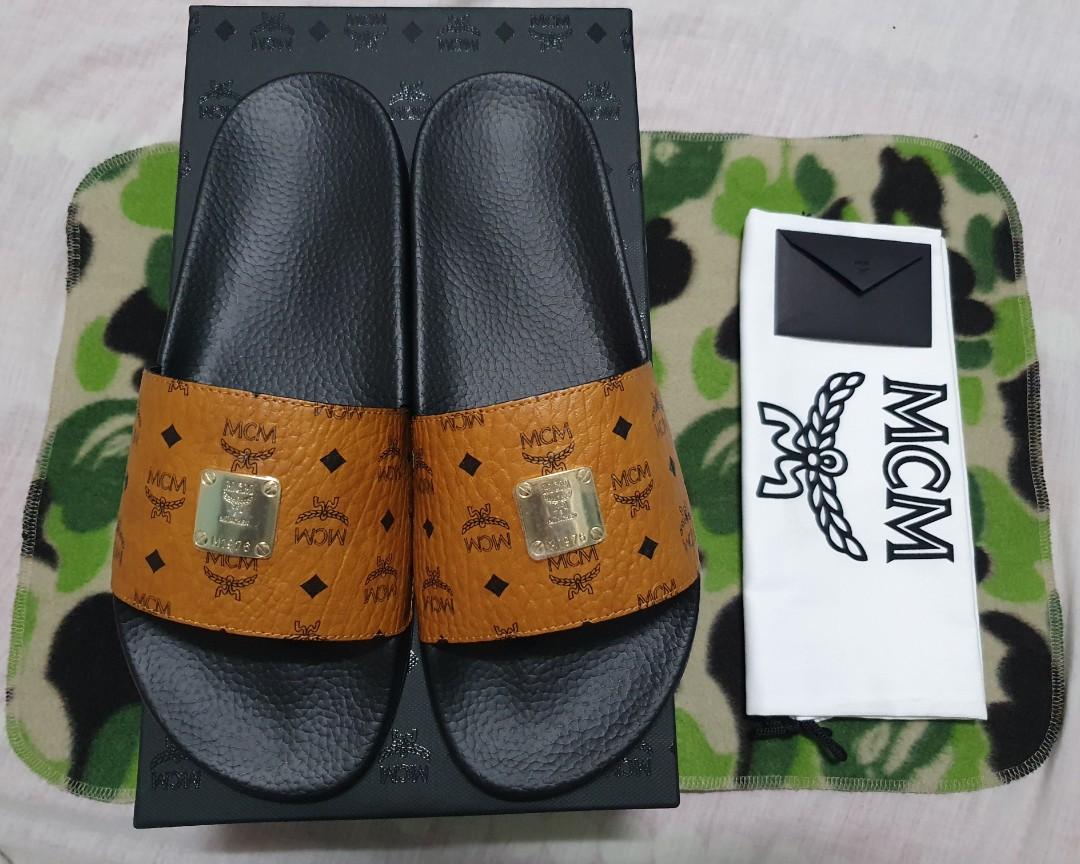 Cognac mcm slides top