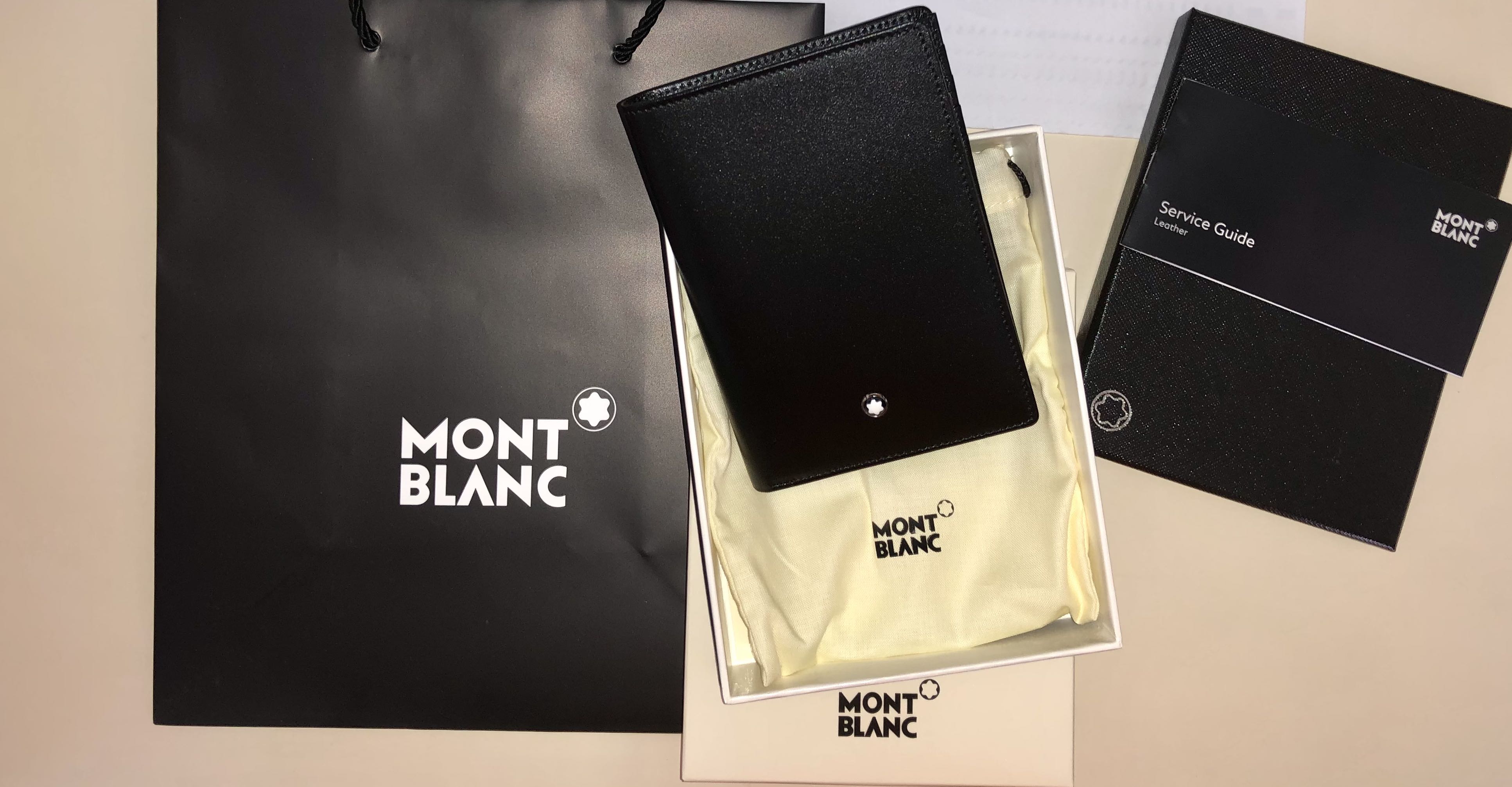Mont Blanc Meisterst ck Wallet 7cc with ID Card Holder Men s