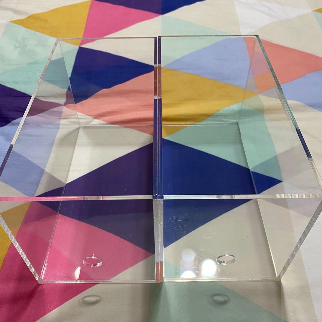 Muji CD/DVD ACRYLIC plastic Transparent storage Case, Furniture & Home