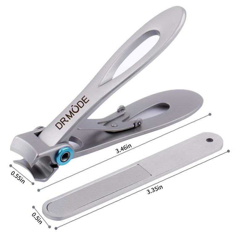 Dr Mode Finger Nail Clippers, Toenail Clippers, File And Travel Case. New.