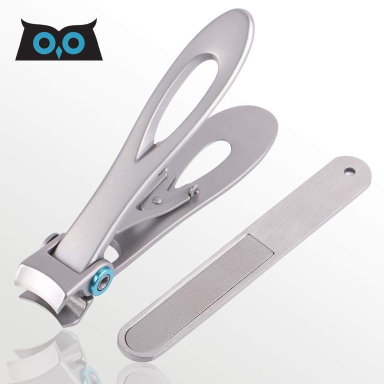Nail Clippers for Thick Nails - DRMODE 15mm Wide Jaw Opening Extra Large Toenail  Clippers Cutter with Nail File for Thick Nails, Heavy Duty Fingernail  Clippers for Men, Seniors, Beauty & Personal