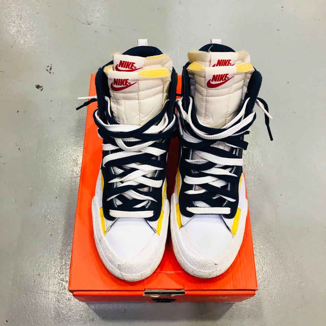 Sacai x nike blazer mid navy store