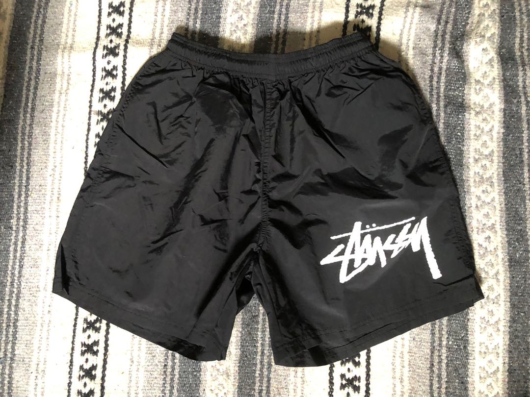Nike x Stussy Water Short Off Noir, Men's Fashion, Bottoms, Shorts
