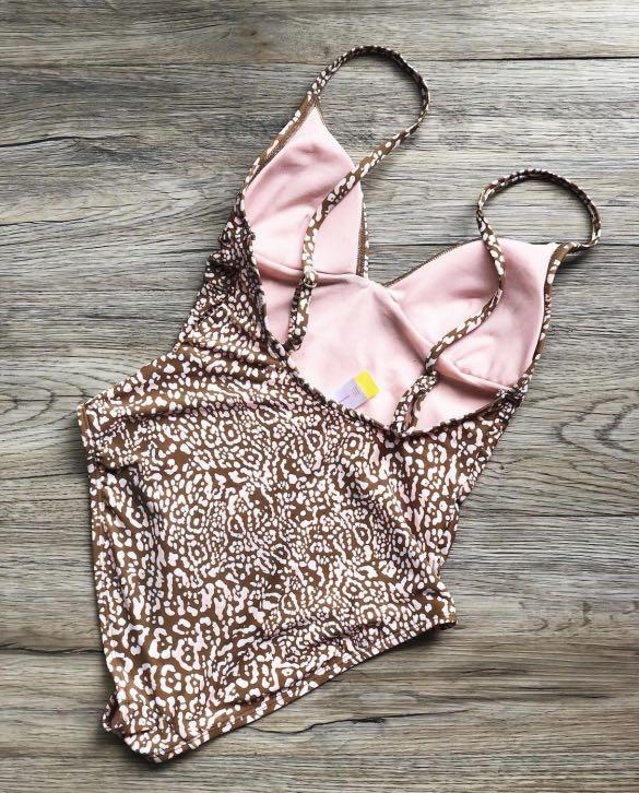 dalmatian print swimsuit