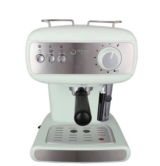 Noon East 15-Bar Coffee Machine - White 