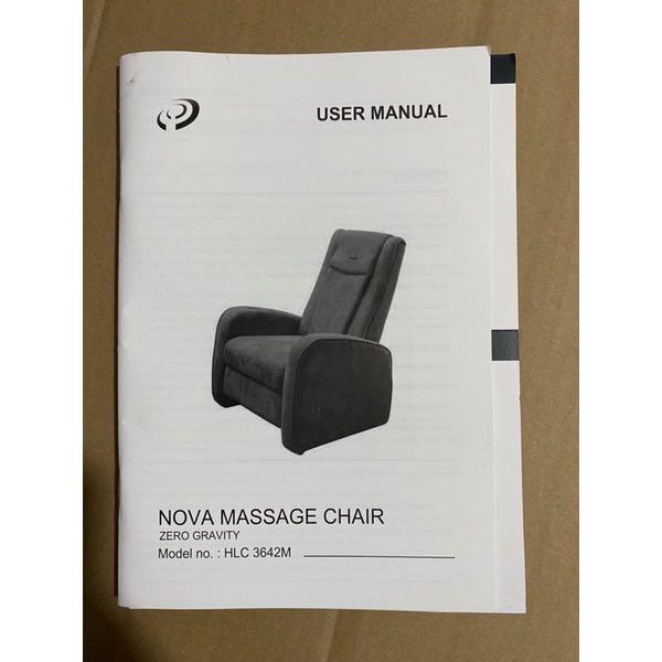 Optimum Nova Massage Chair Health And Nutrition Massage Devices On Carousell