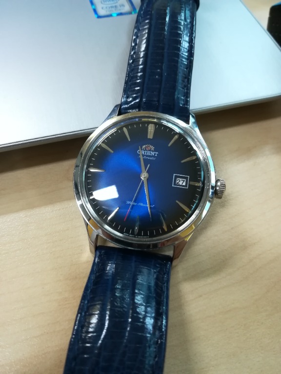 Orient bambino v4 blue sales