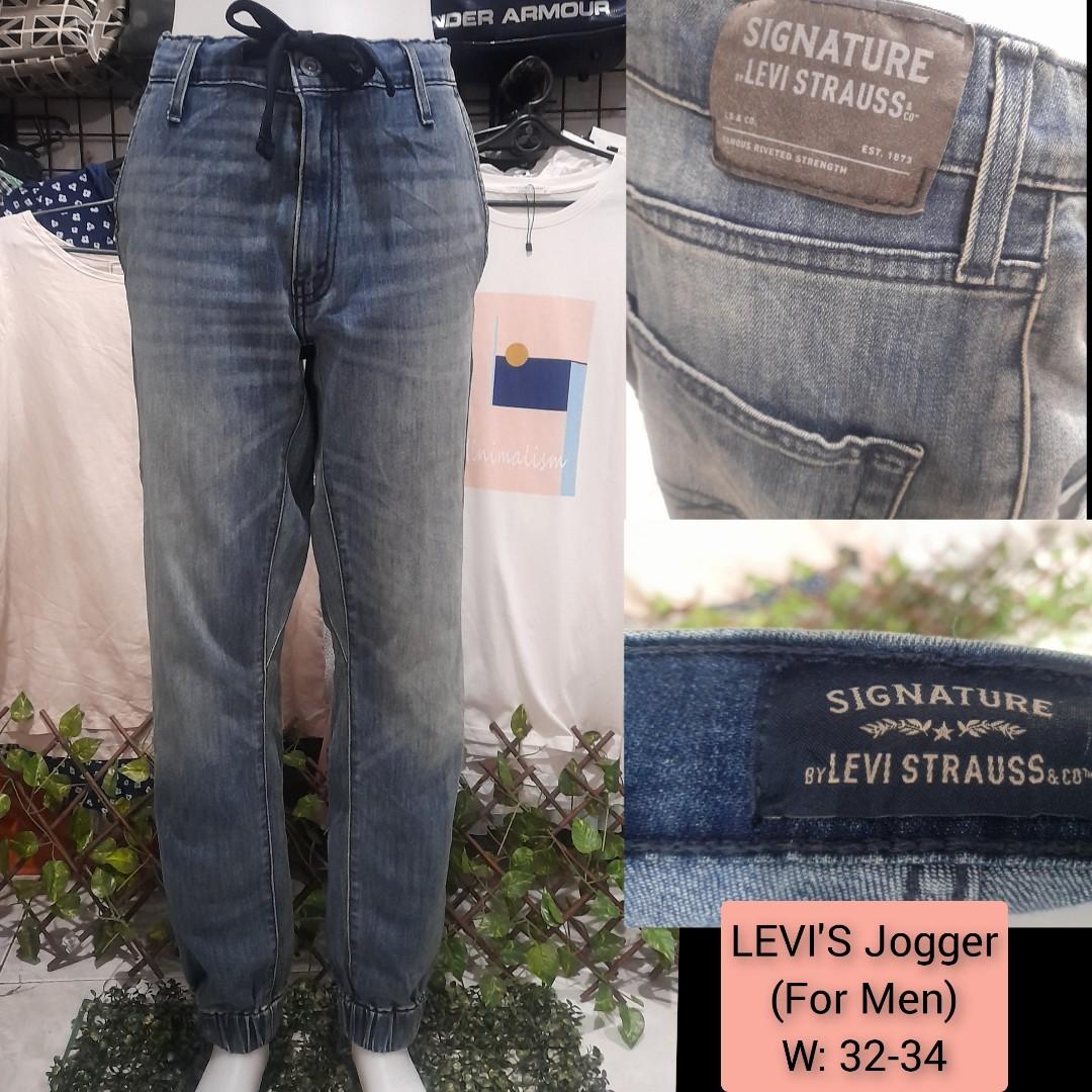 Original LEVI'S Jogger Jeans, Men's Fashion, Bottoms, Jeans on Carousell