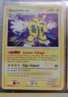 Pokemon card Electivire lv.46.   3/130 holo