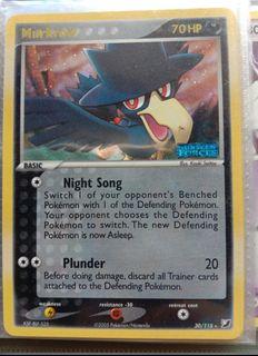 Pokemon card Murkrow 30/115 reverse  holo