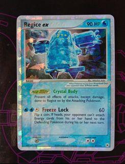 Pokemon card Regice ex 97/101  Holo