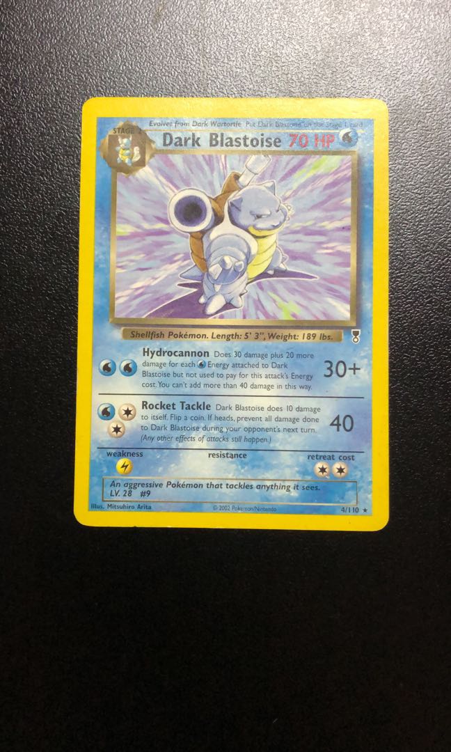 Pokemon Tcg Dark Blastoise Hobbies Toys Toys Games On Carousell
