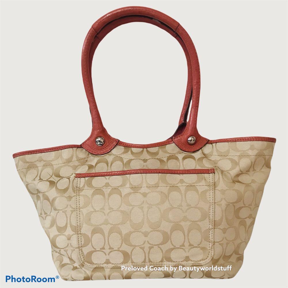 coach tote flower