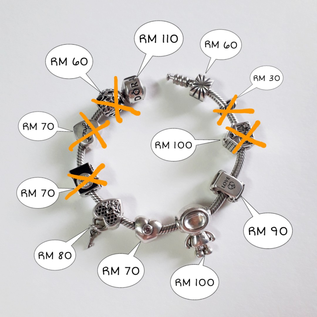 Preloved pandora charms discount