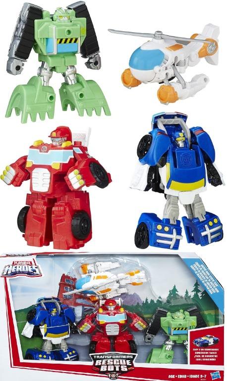 Transformers playskool heroes rescue bots griffin rock rescue deals team