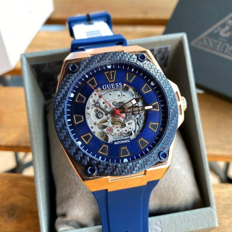 RESTOCK ORIGINAL GUESS LEGACY CARBON FIBER BLUE SILICON