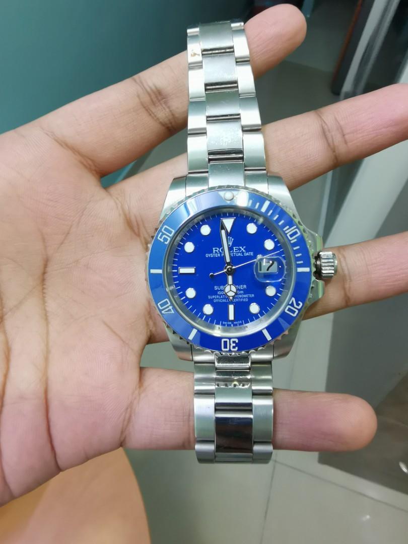 Rolex submariner smurf replica