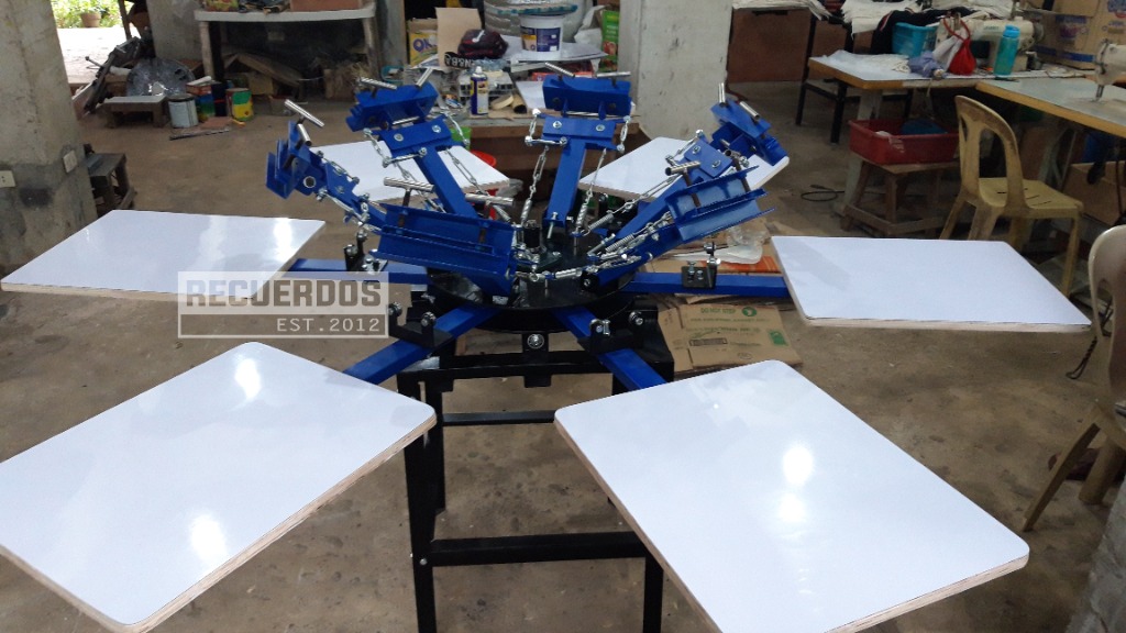 6x6 Rotary Silk Screen Printing Machine (MADE TO ORDER) on Carousell