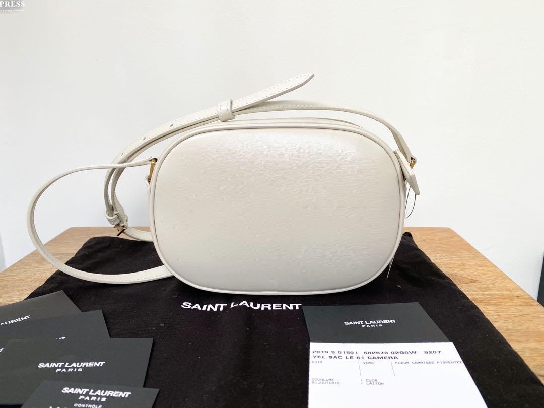 Saint laurent le 61 leather camera bag shop