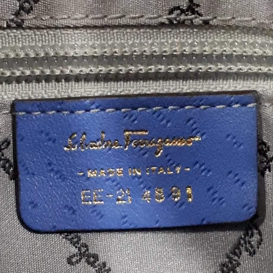 Salvatore Ferragamo Hobo Bag (Category: Luxury Bags & Wallets) located in Taguig. Submitted by esa.agustin (Listing ID 1115468841, Image 3). Description: Original Salvatore Ferragamo blue suede body and leather strap. With care card. Made in Italy..