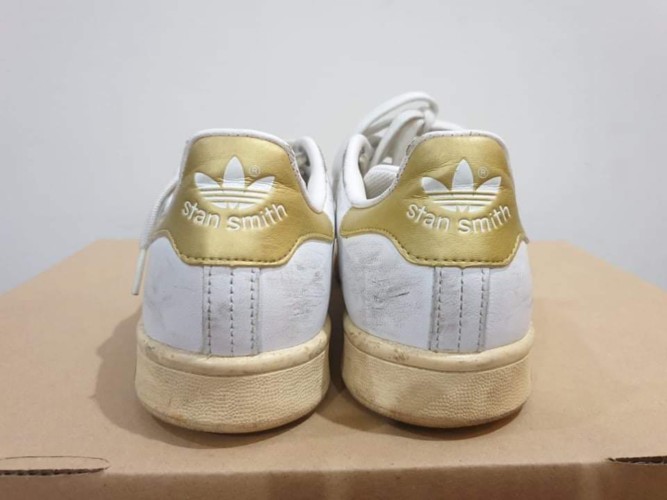stan smith gold tab