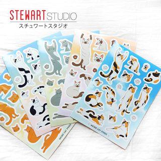 Sticker Cat for Diary Scrapbook Organizer / Stiker Kucing
