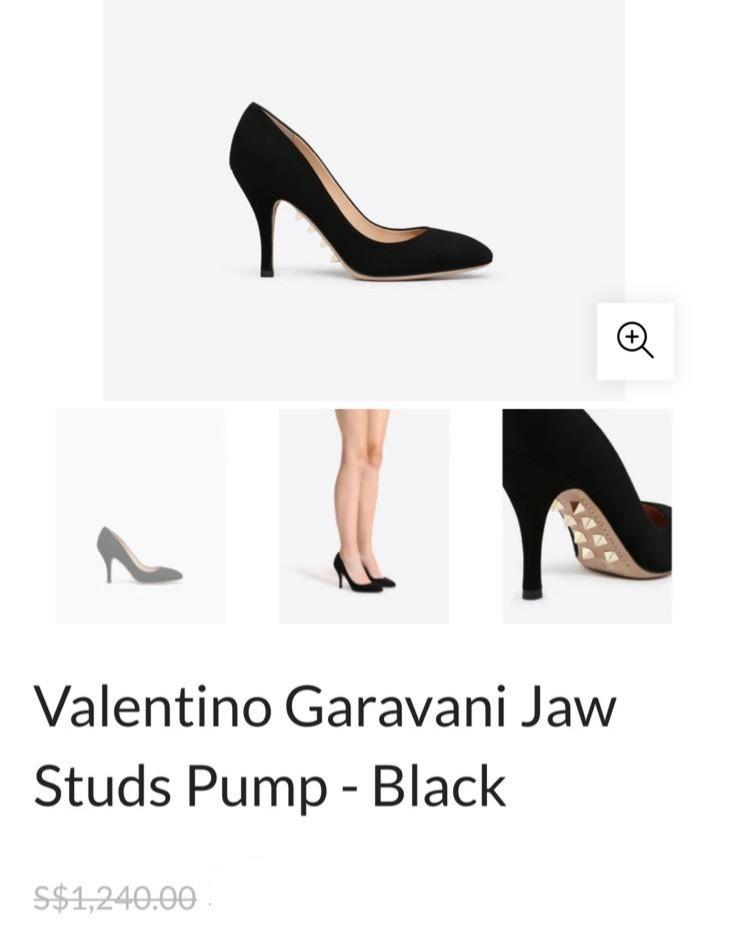 STUNNING Valentino Garavani Jaw Studs Pumps
