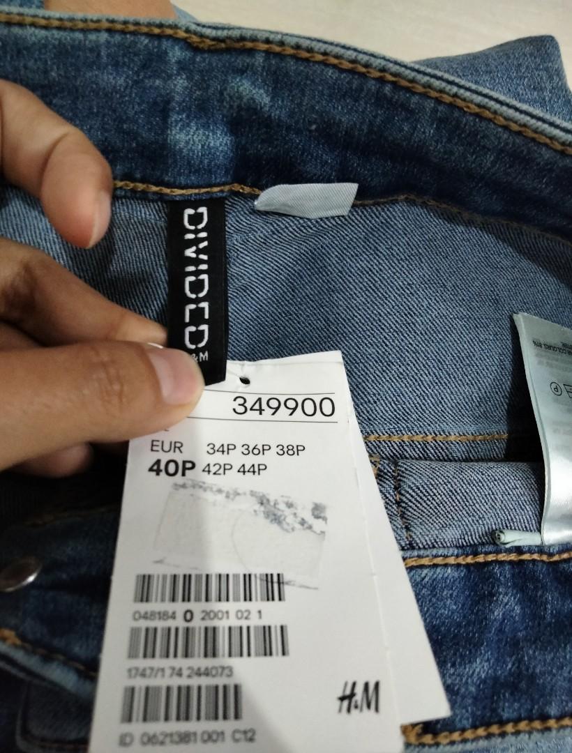Jeans H\u0026m Super skinny high, Fesyen 