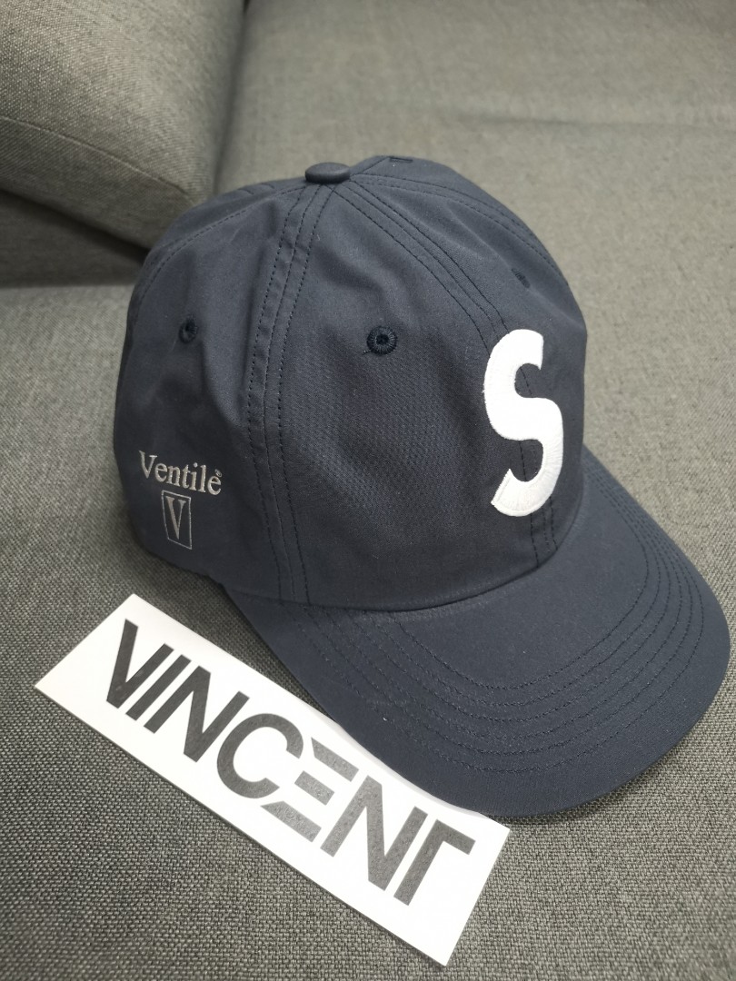 最新作 Supreme Ventile S logo 6-Panel Cap ネイビー kids-nurie.com