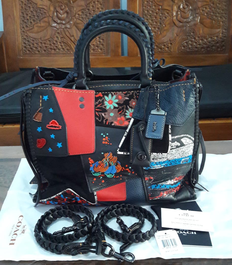 Coach rogue patchwork outlet