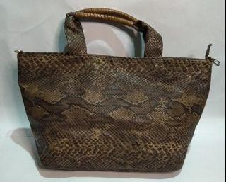Snake Skin Pattern Bag