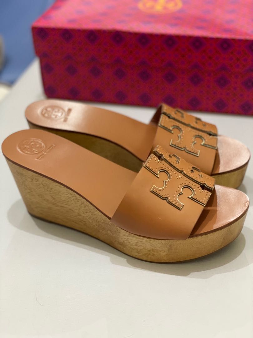 Tory burch deals wedges on sale