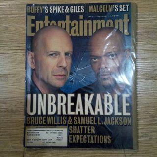 Unbreakable - Bruce Willis and Samuel L Jackson - Entertainment Weekly