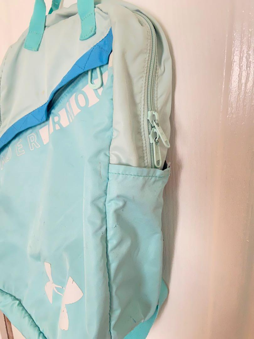 Mint green under sales armour backpack