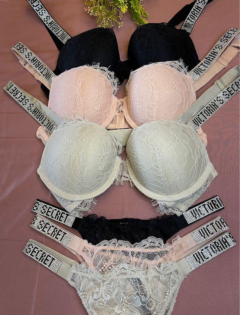 Victoria's Secret 36C Very Sexy Push Up Bra Black Size XL - $27