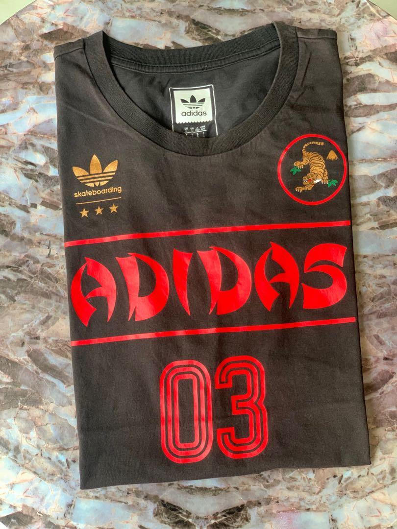 Adidas skateboarding tiger shirt store