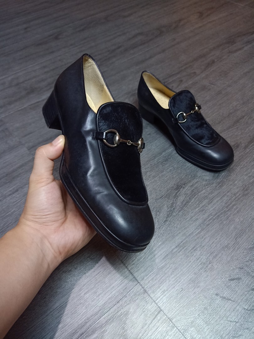 Gucci pony new arrivals hair shoes