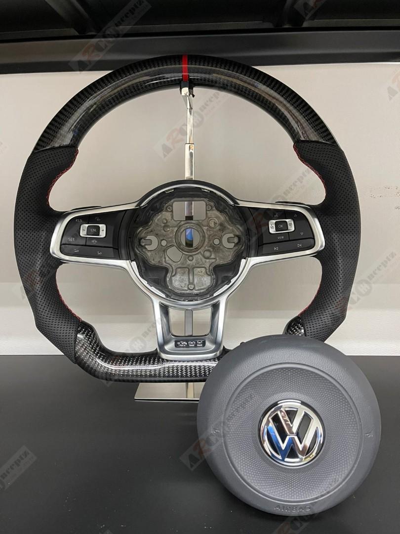 VOLKSWAGEN VW GTI GOLF PASSAT MK7 Carbon Fiber Steering Wheel, Car