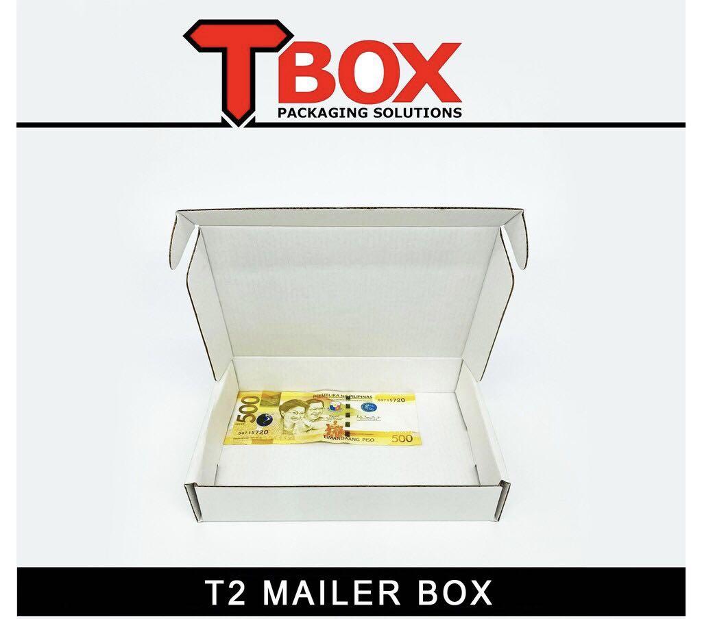 White corrugated box (Category: Storage Boxes & Baskets) located in Quezon City. Submitted by heyitskhen (Listing ID 1115399483, Image 2). Description: PLAIN WHITE CORRUGATED BOX (WHITE INSIDE AND OUT) FULL COLORED White Corrugated Box Sizes and pricelist T0-24 each T1-25 each T2-29 each T3 (26.5x16x4cm)- 29each T4- 35 each T5 (32x21.5x5cm)-31 each T6 (30x19x6cm)- 35 each T12- (38x30x6cm)- 36 each T13 (21x14x8cm)- 33 each T14-42 T15 (36x25x12cm)-