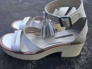 White Heeled Sandals
