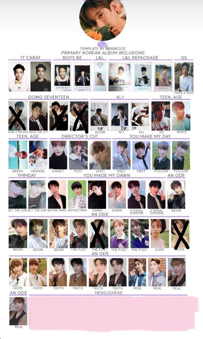 WTB LF Seventeen SVT DK Dokyeom Seokmin Official Korean Album
