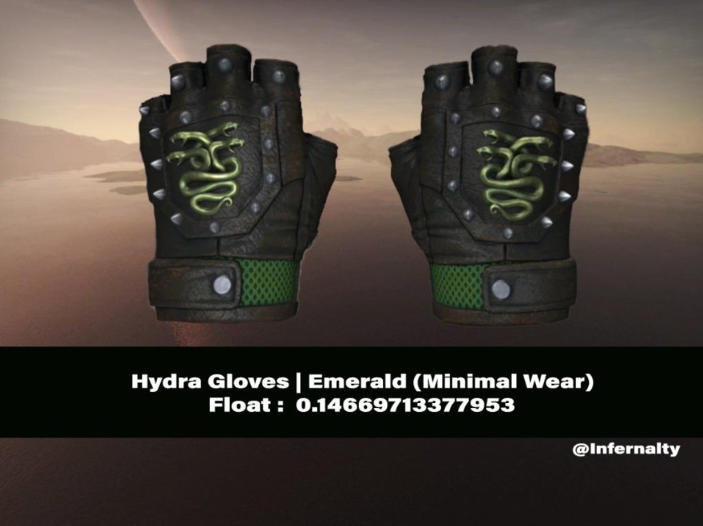 ydra Gloves Emerald MW CSGO SKINS KNIVES, Video Gaming, Gaming