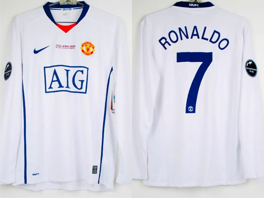 08/09 Manchester United UCL Final Away Kit Ronaldo #7 (BNWT) Match