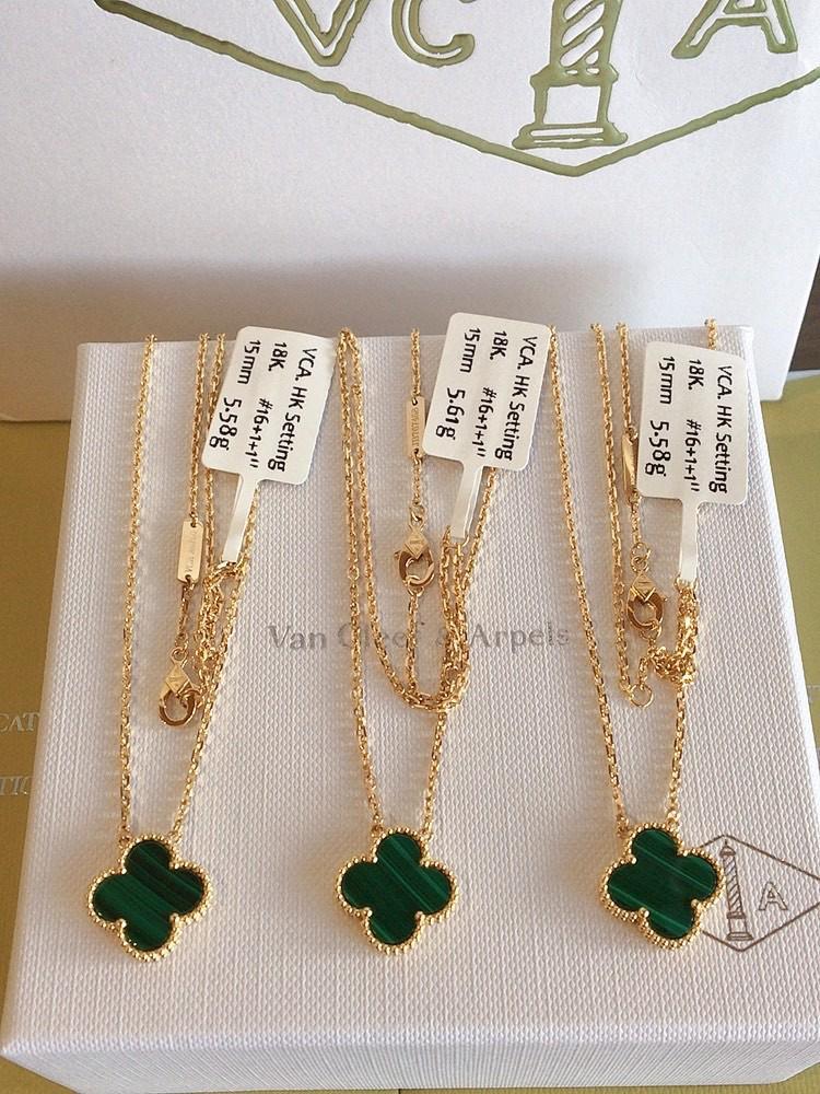 Vca necklace store green