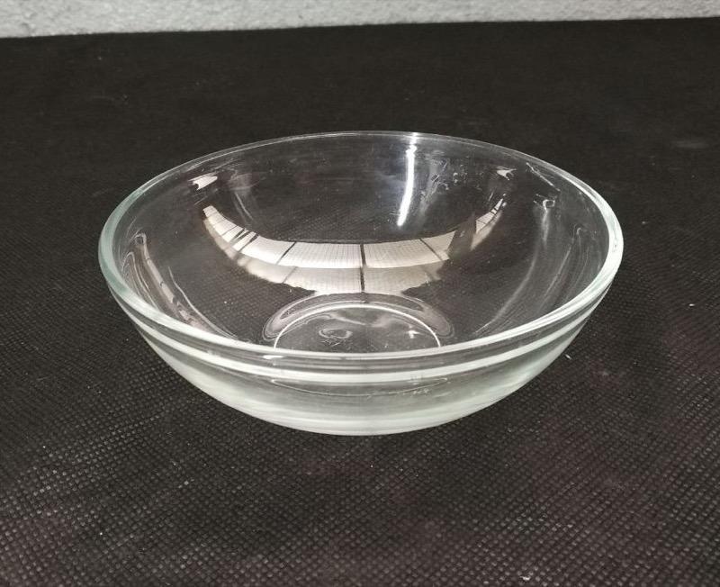 A917 Mangkuk Kaca Clear Glass Salad Bowl Serving Bowl 14 x 5 ...