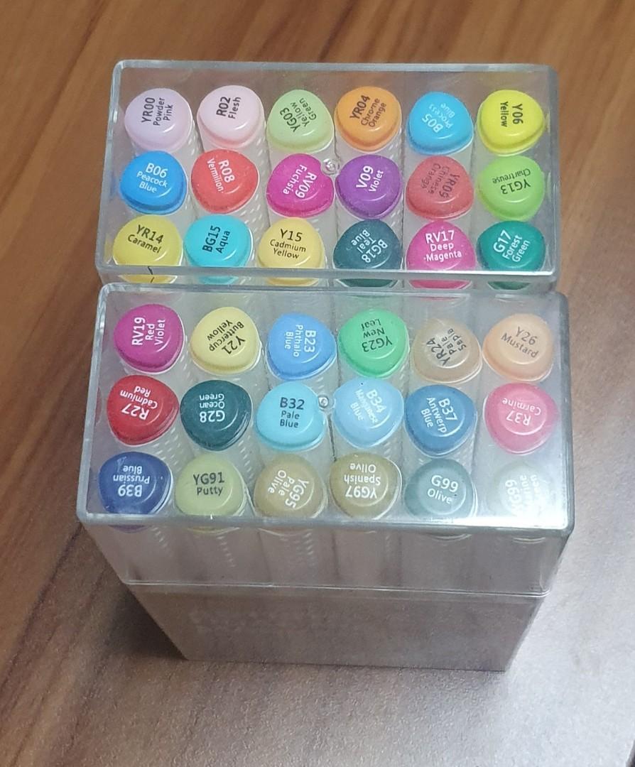 Artists' dual nib markers (TYPO), Hobbies & Toys, Stationery & Craft
