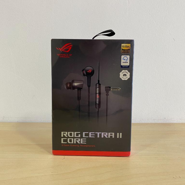 Asus Rog Cetra Ii 2 Core 3 5mm Gaming Earphones With Mic Electronics Audio On Carousell