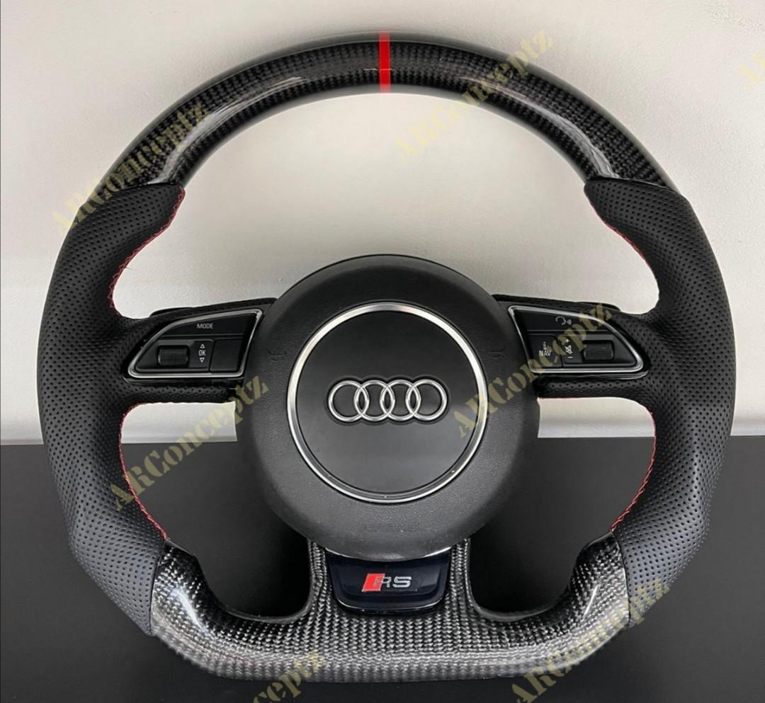 Audi a5 carbon cheap fiber steering wheel