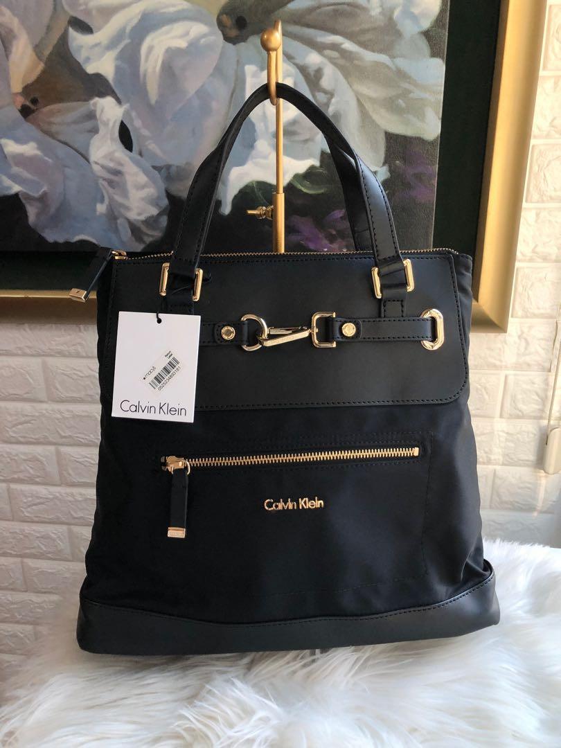 Calvin klein black rucksack best sale