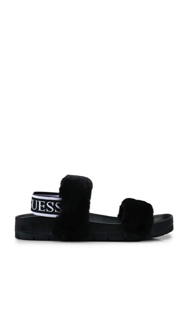 Guess fluffy cheap slides